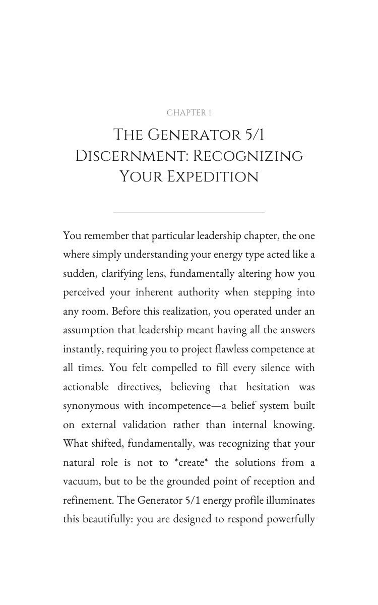 Leadership Protocol: Generator 5/1: Cultivate Your Identity interior preview