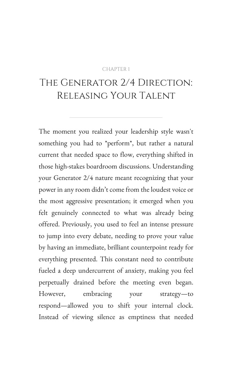 Leadership Roadmap: Generator 2/4: Your Yearning Energized interior preview