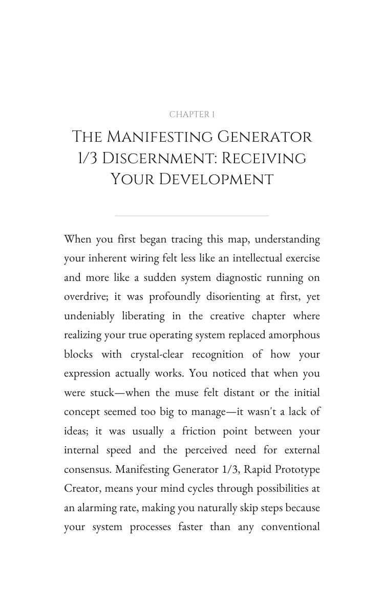 Manifesting Generator 1/3 Creativity Optimization Guide: Your Voice Refined interior preview