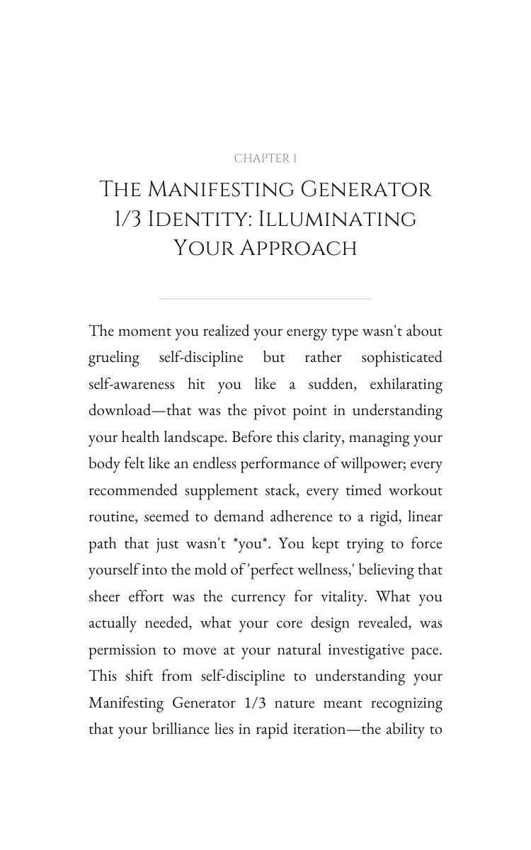 Manifesting Generator 1/3 Health: Your Path Forward: Your Flow Elevated interior preview