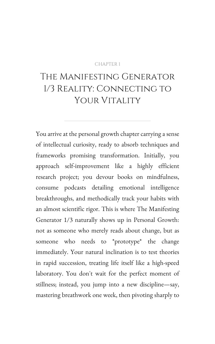 Manifesting Generator 1/3: Personal Growth Ascension: Your Arc Transcended interior preview