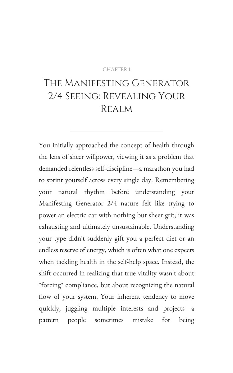 Manifesting Generator 2/4: Your Health Blueprint: Anchor Your Route interior preview
