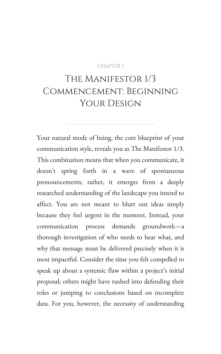 Manifestor 1/3: Communication Command: Your Field Revolution interior preview