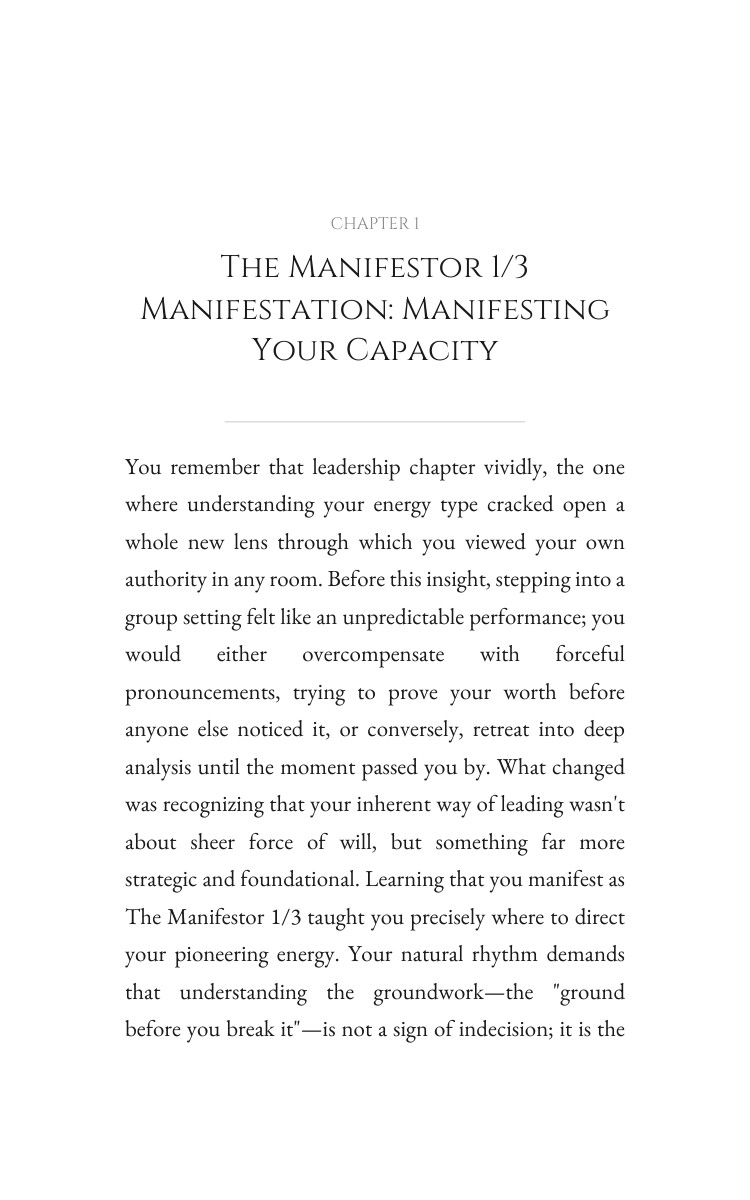 Manifestor 1/3 Leadership Method: Your Heart Unleashed interior preview