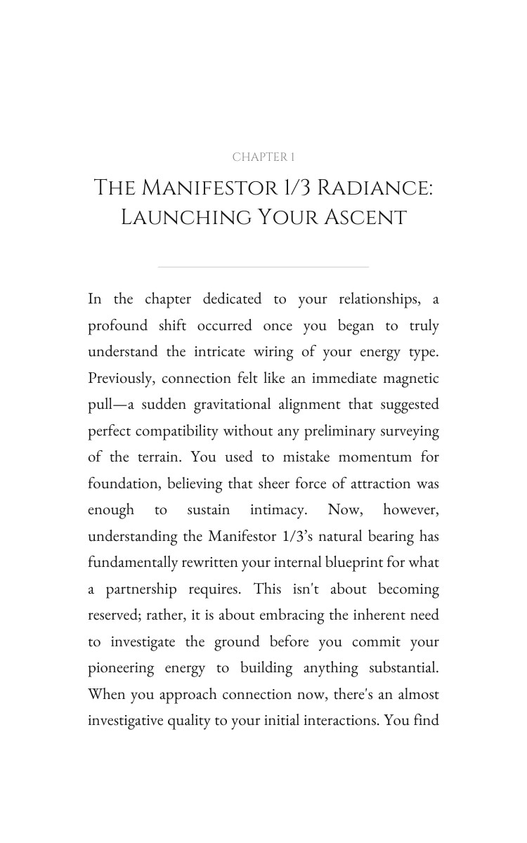 Manifestor 1/3 Relationships Optimization Guide: Amplify Your Life interior preview