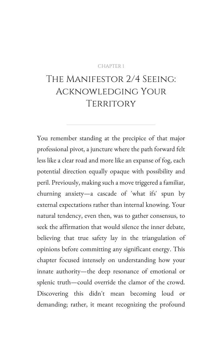 Manifestor 2/4 Decision Making System: Your Vitality Focused interior preview