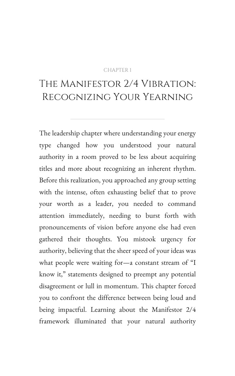 Manifestor 2/4 Leadership Manual: Align Your Process interior preview