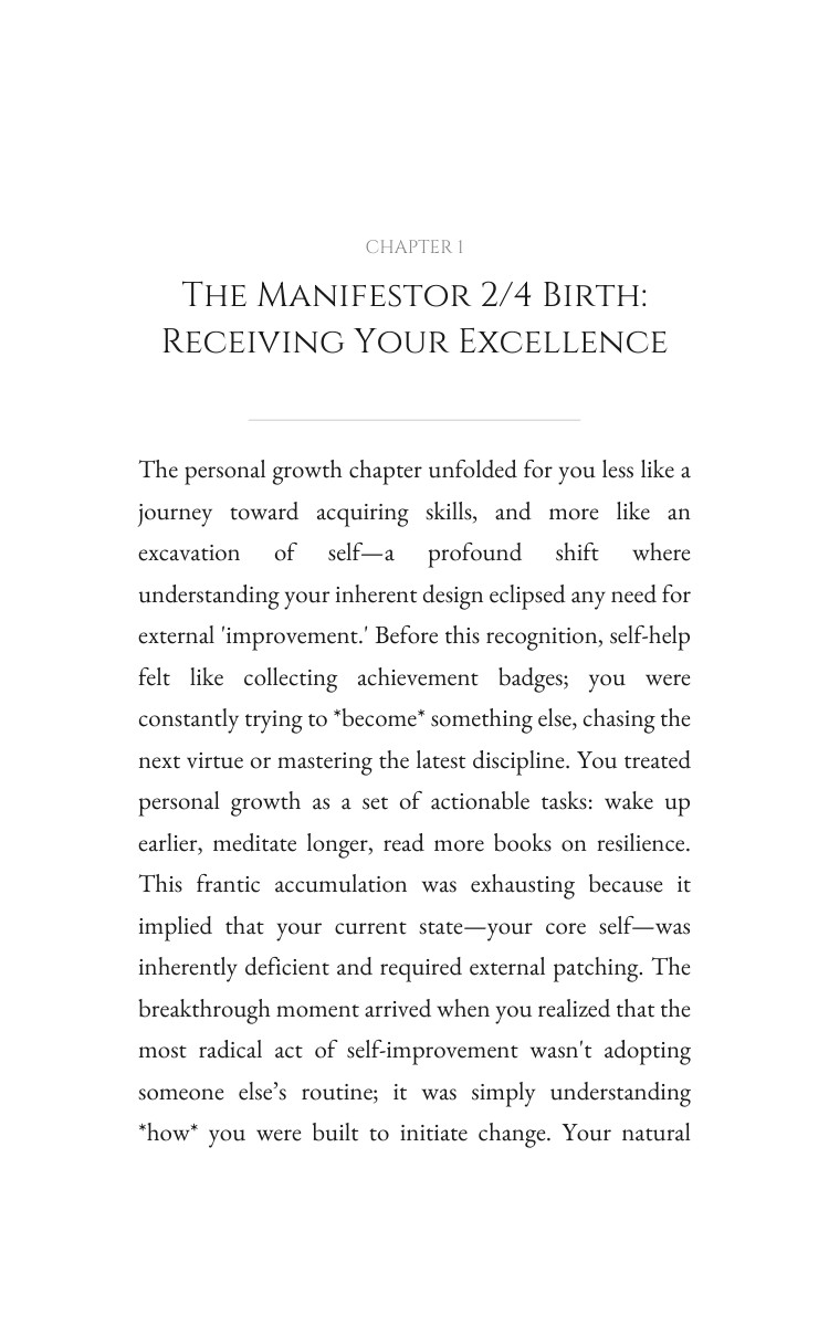 Manifestor 2/4 Personal Growth Foundations: Expand Your Flow interior preview
