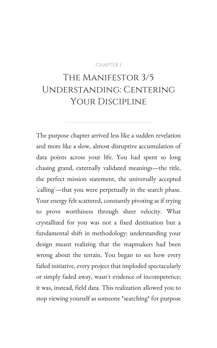 Manifestor 3/5 Purpose Accelerator: Your Universe Conducted interior preview