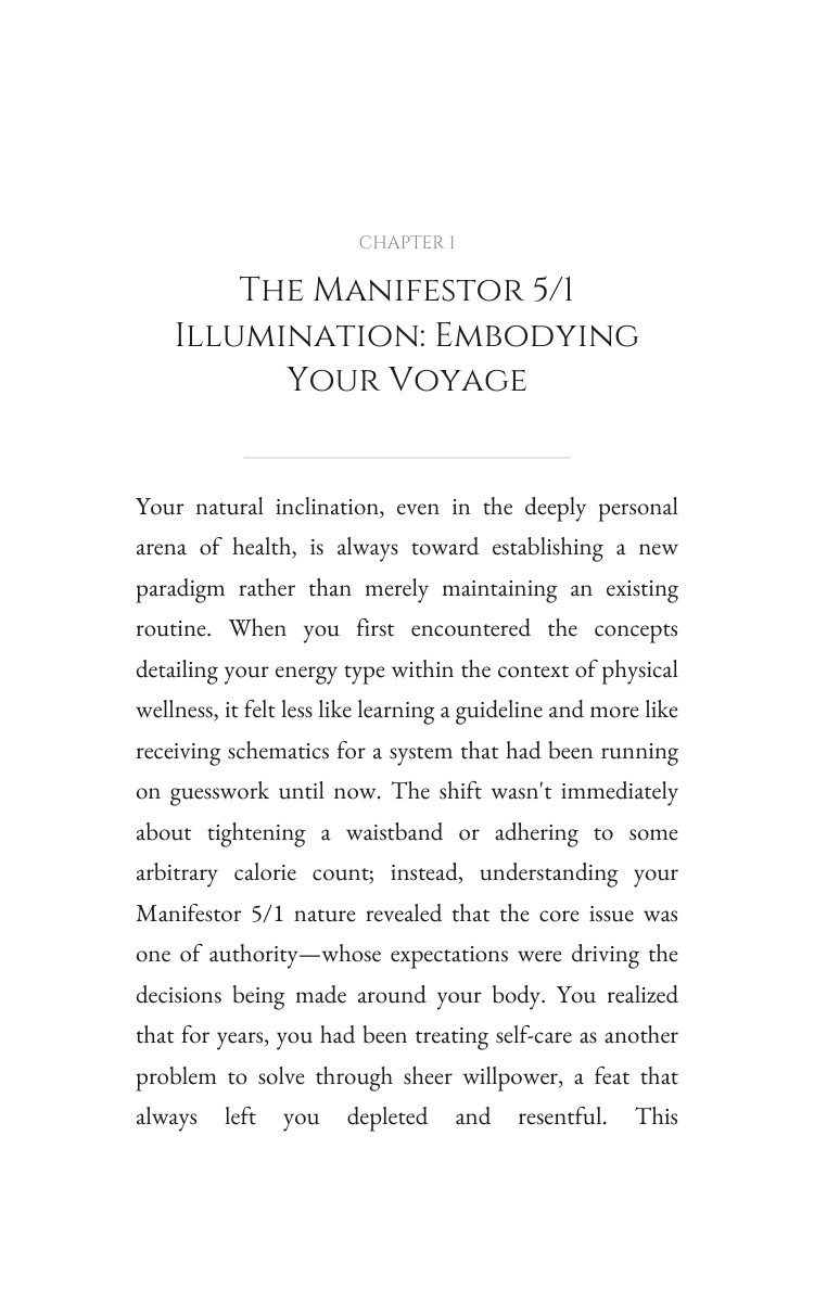 Manifestor 5/1 Health Keystone: Your Force Catalyzed interior preview