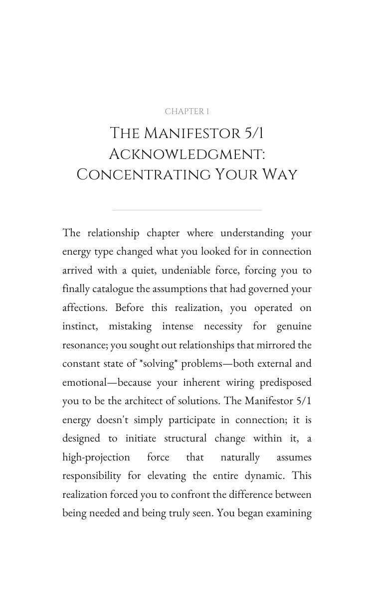 Manifestor 5/1: Relationships Mastery Path: Target Your Blueprint interior preview