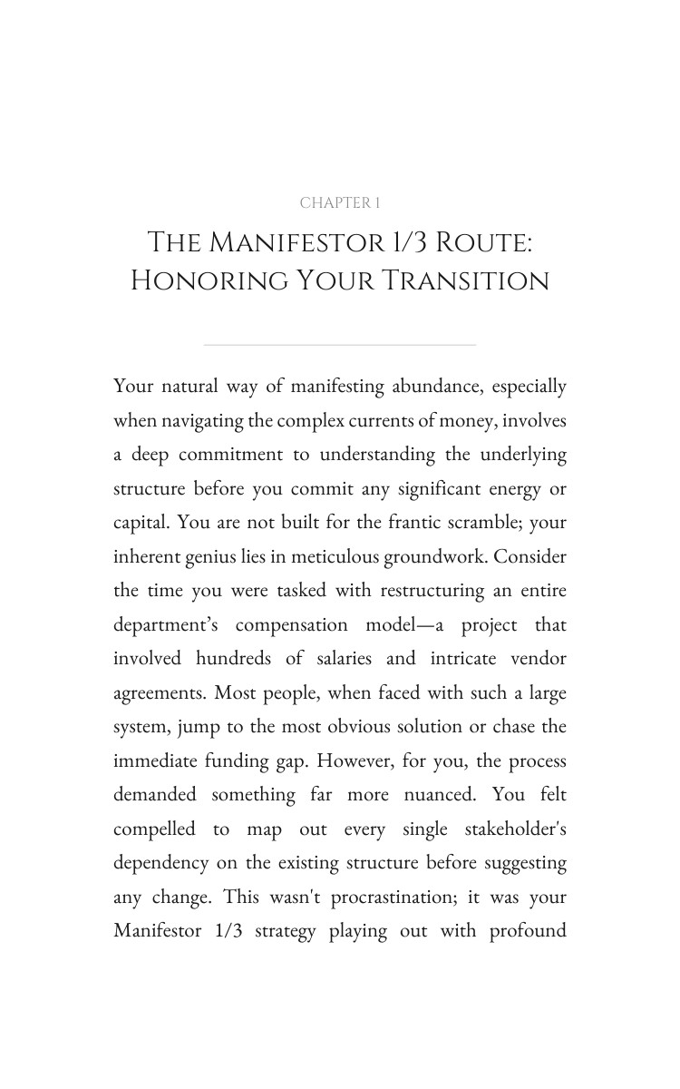 Money Advantage: Manifestor 1/3: Your Universe Enhanced interior preview