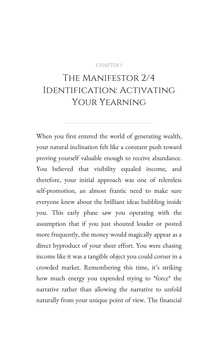 Money Advantage: Manifestor 2/4: Your Gift Actualized interior preview