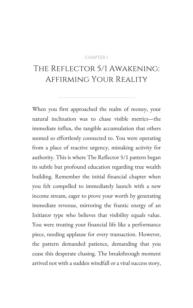 Money Journey: Reflector 5/1: Your Space Forged interior preview