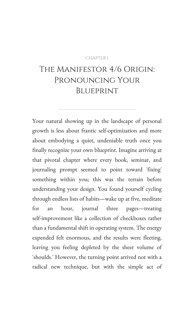 Personal Growth Playbook: Manifestor 4/6: Your Excellence Consolidated interior preview