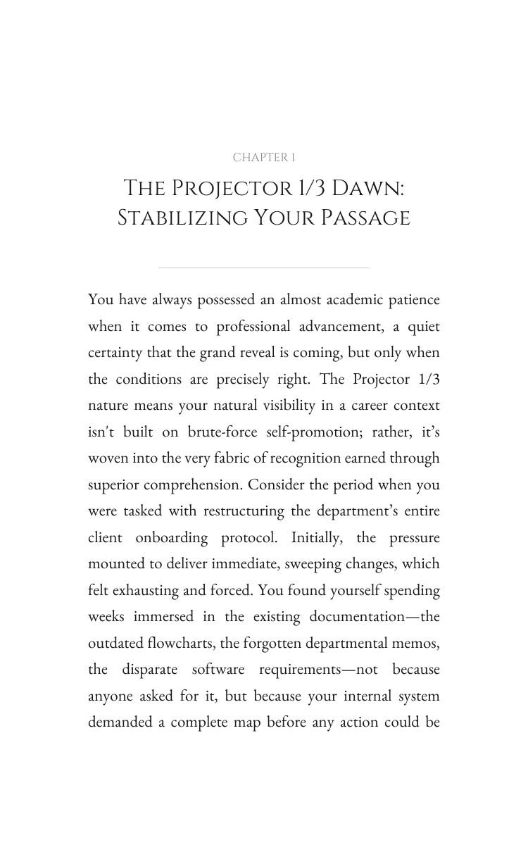 Projector 1/3 Career Reference: Sharpen Your Trail interior preview