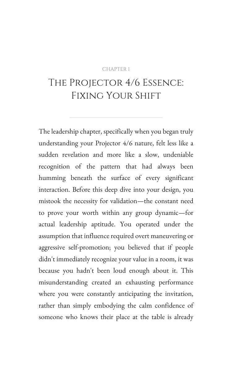 Projector 4/6 Leadership Power Guide: Target Your Passage interior preview