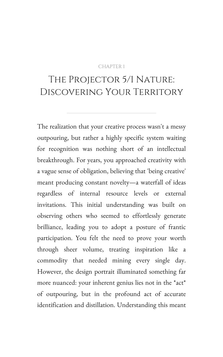 Projector 5/1 Creativity Navigator: Your Kingdom Actualized interior preview
