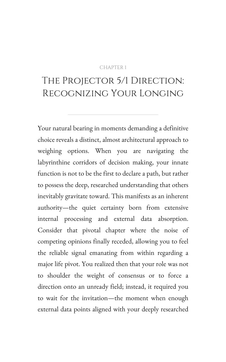 Projector 5/1 Decision Making Keystone: Upgrade Your Desire interior preview