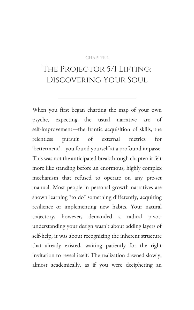 Projector 5/1 Personal Growth Keystone: Your Flame Actualized interior preview