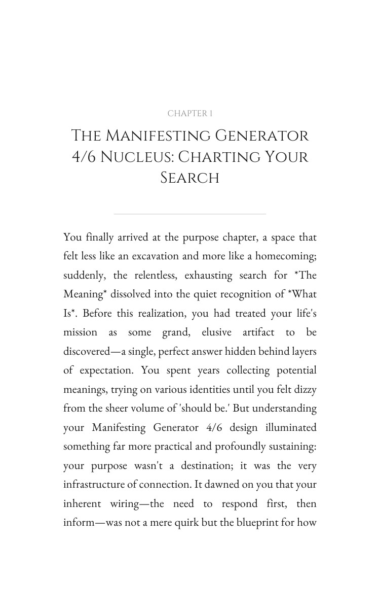 Purpose Protocol: Manifesting Generator 4/6: Your Change Manifested interior preview