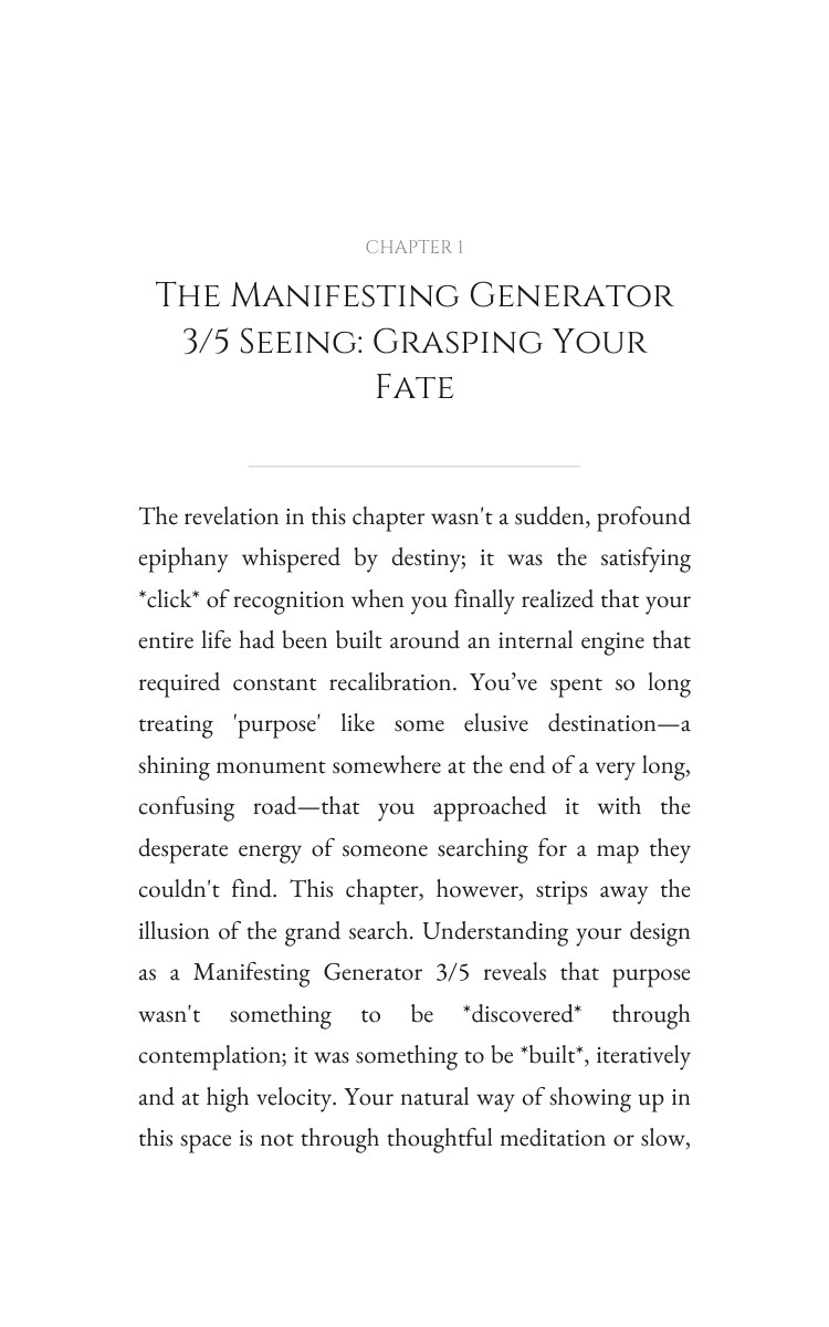 Purpose System: Manifesting Generator 3/5: Reclaim Your Quest interior preview