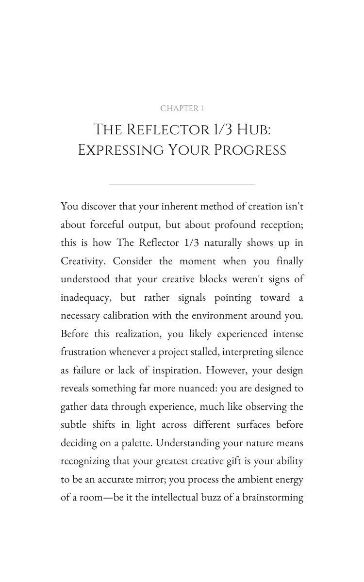 Reflector 1/3 Creativity Workbook: Your Skill Consolidated interior preview