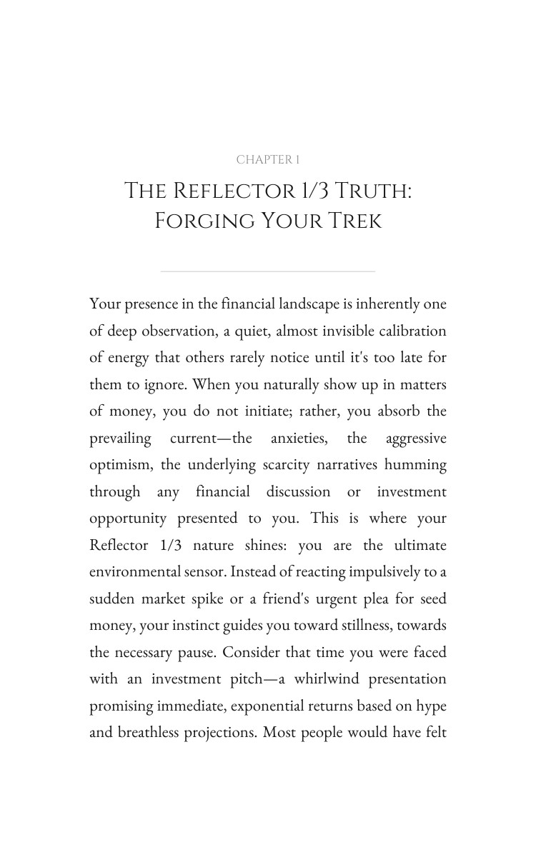 Reflector 1/3 Money Workbook: Your Space Synthesized interior preview