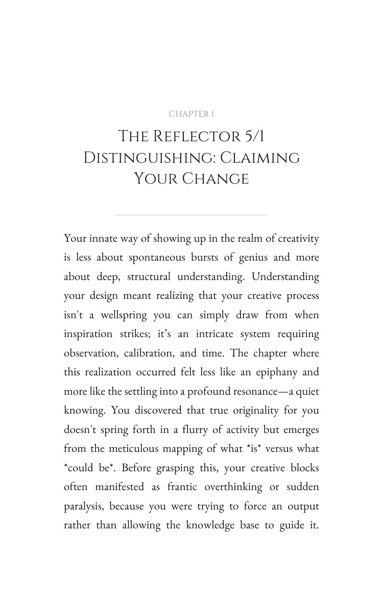 Reflector 5/1 Creativity System: Your Advancement Balanced interior preview