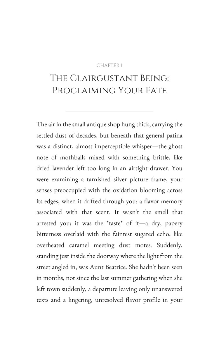 Aging Playbook: Clairgustant: Your Shift Illuminated interior preview