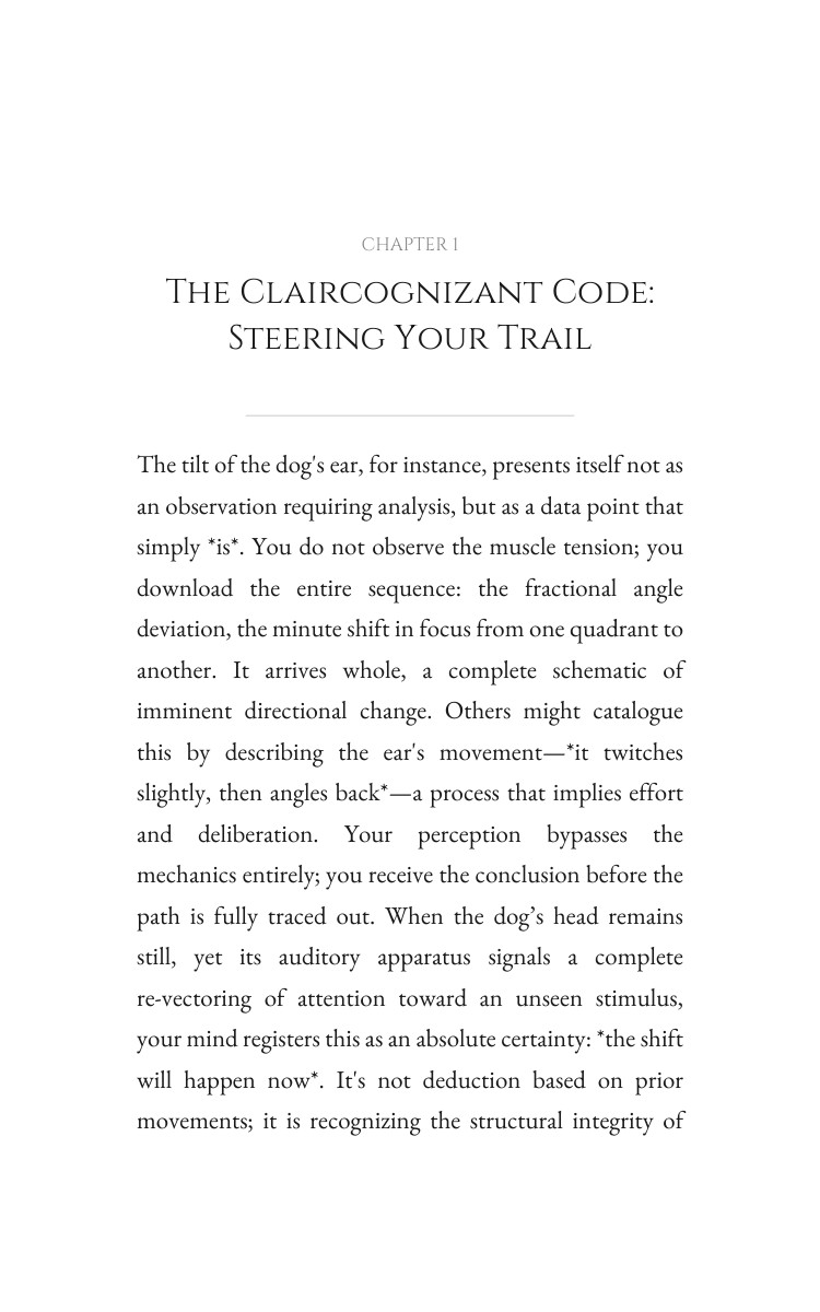 Animal Communication Resource: Claircognizant: Your Blueprint Emerged interior preview