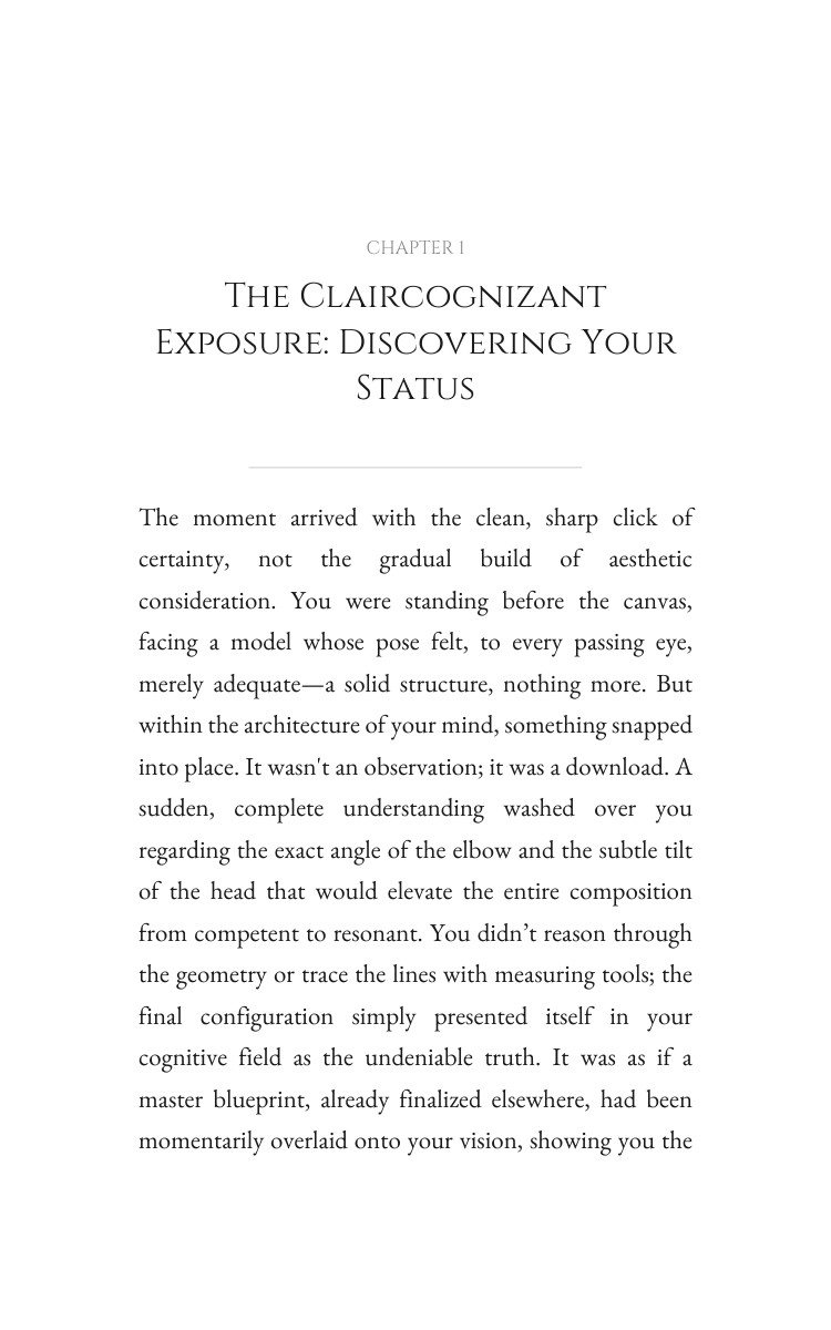 Artistic Way: Claircognizant: Your Life Concentrated interior preview