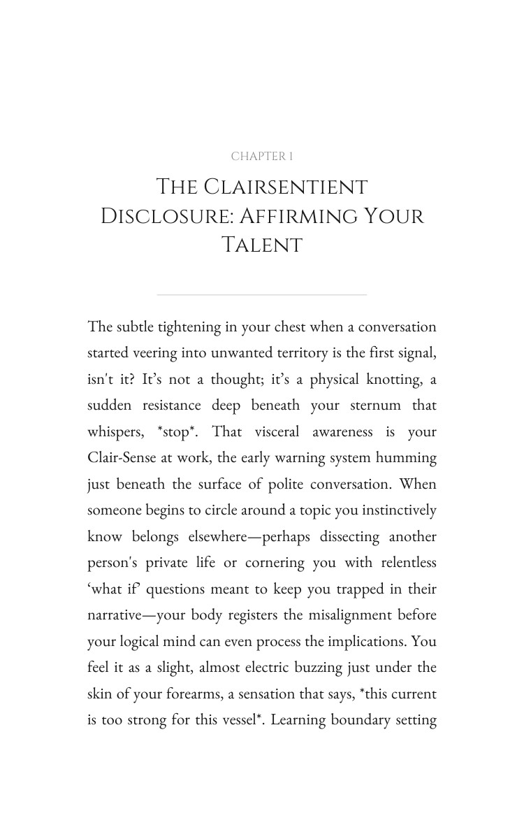 Boundary Setting Journey: Clairsentient: Activate Your Capacity interior preview