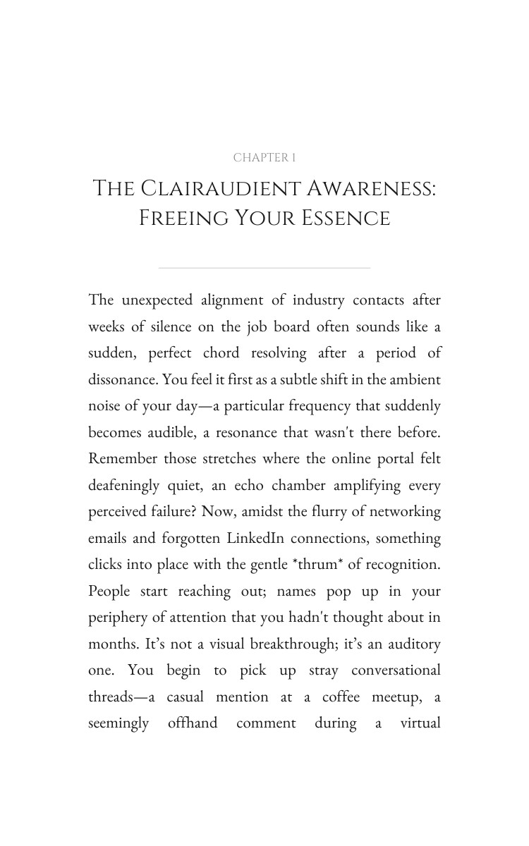 Career Transitions Navigator: Clairaudient: Your Kingdom Streamlined interior preview