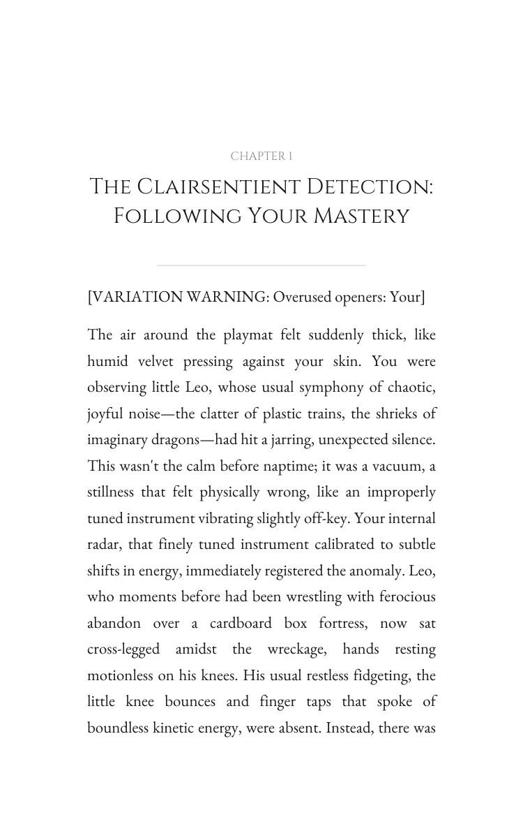 Child Development Strategy: Clairsentient: Your Condition Manifested interior preview