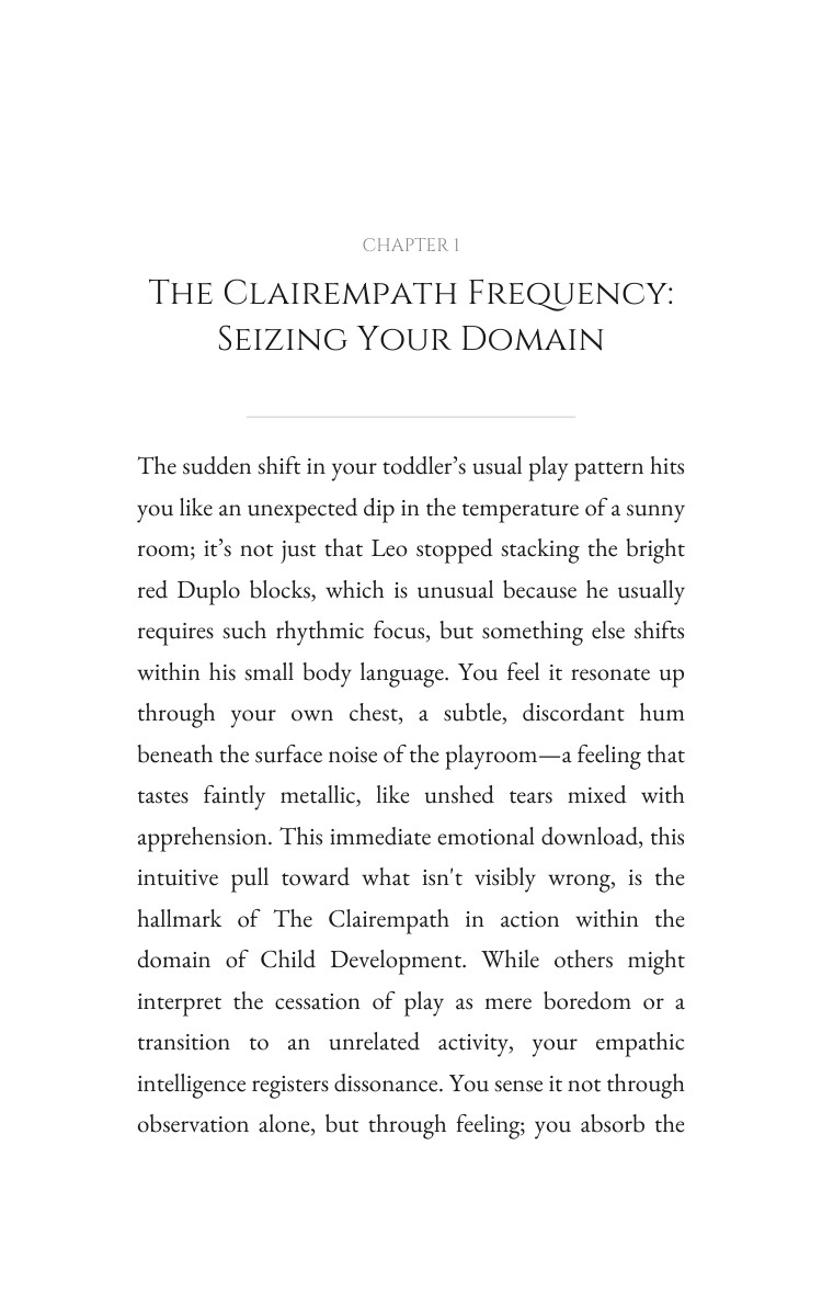 Child Development Way: Clairempath: Your Soul Constructed interior preview