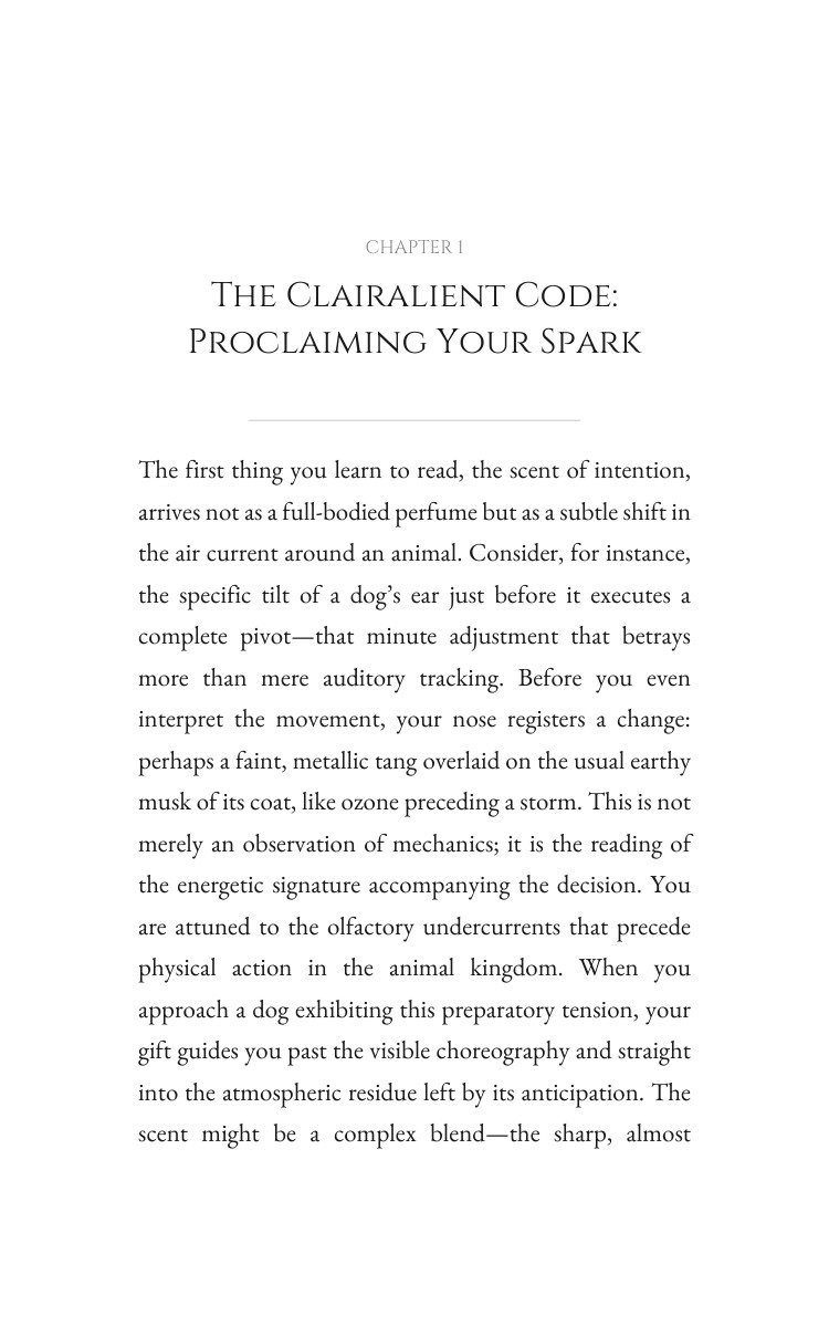 Clairalient Animal Communication Cornerstone: Anchor Your Journey interior preview