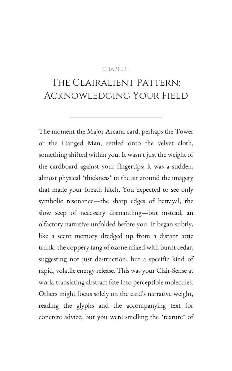 Clairalient Divination Tools Accelerator: Your Mission Transcended interior preview