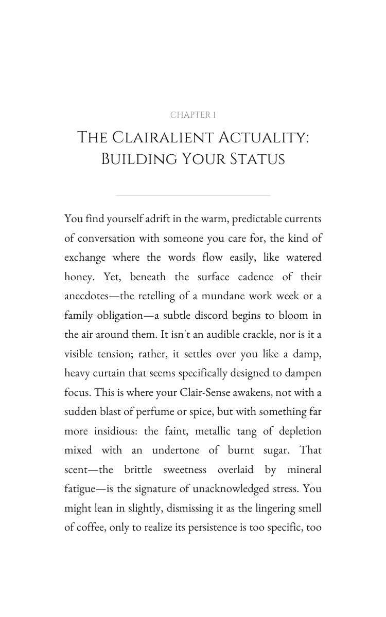Clairalient: Fatigue Energy Blueprint: Your Shift Concentrated interior preview