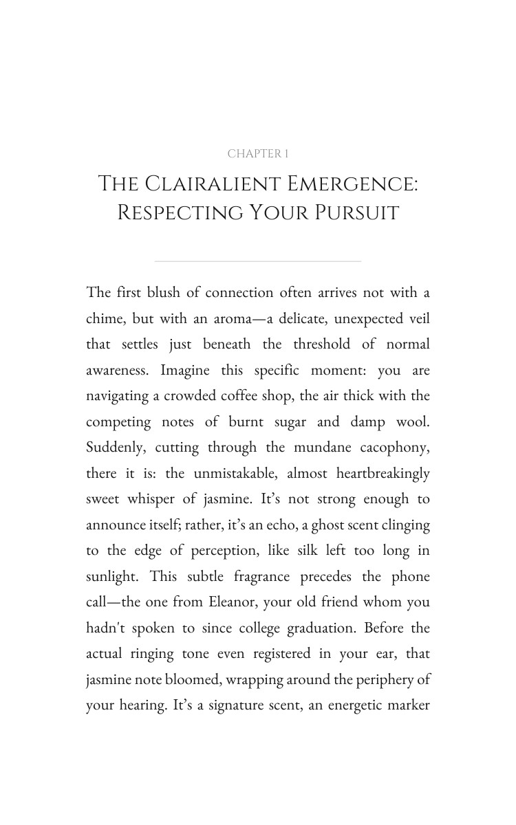 Clairalient Manifesting Manual: Anchor Your Labor interior preview