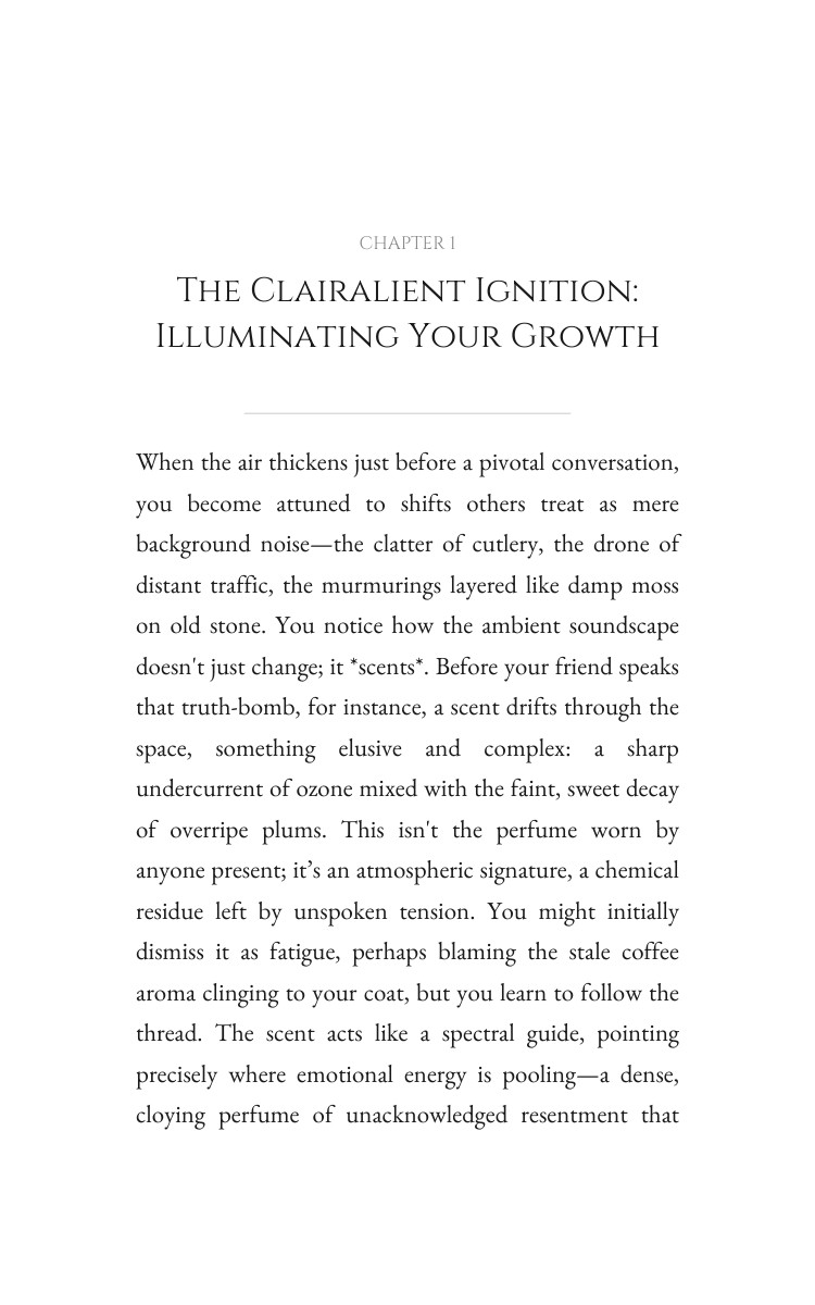 Clairalient Mindfulness Achievement Guide: Your Realm Activated interior preview