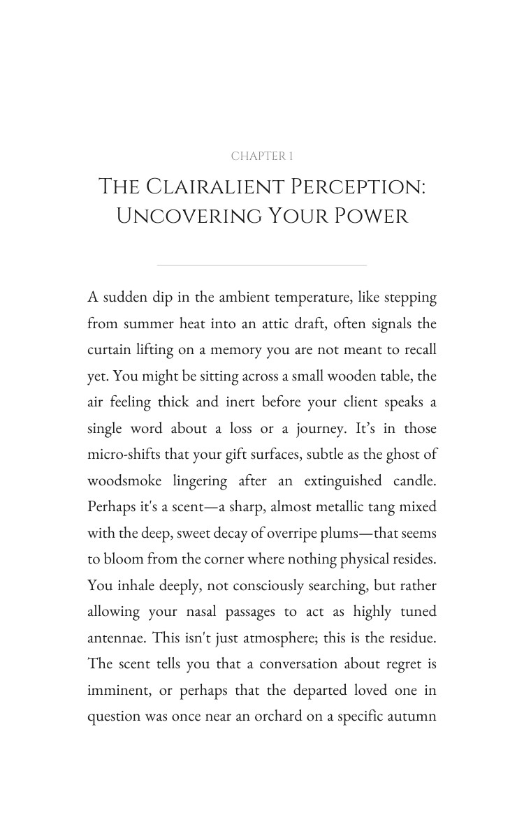 Clairalient: Navigating Mediumship: Your Force Consolidated interior preview