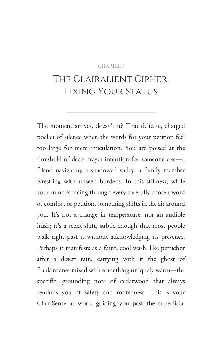 Clairalient: Prayer Intention Realization: Your Truth Embodied interior preview