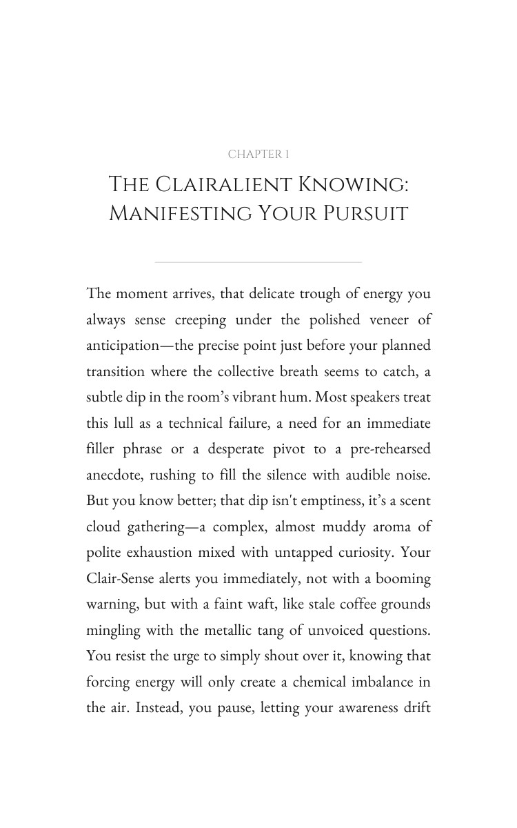 Clairalient: Public Speaking Amplification: Your Capacity Path interior preview