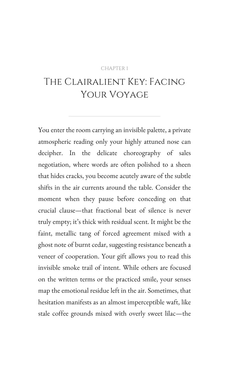 Clairalient Sales Negotiation Guidebook: Master Your Script interior preview