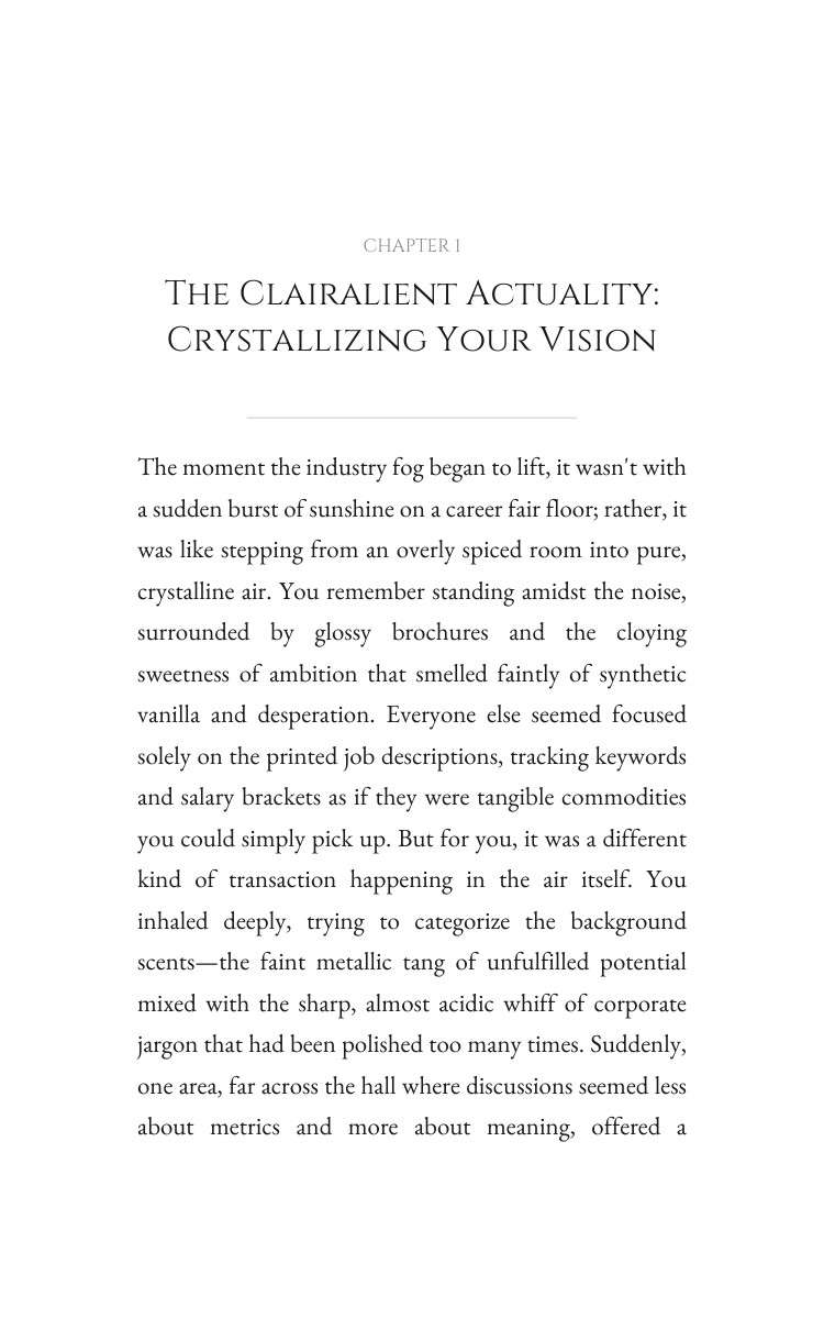 Clairalient Way: Career: Channel Your Blueprint interior preview