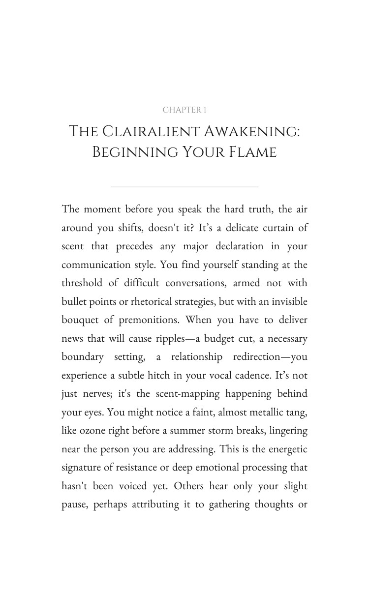 Clairalient: Your Communication Blueprint: Your Longing Revolution interior preview