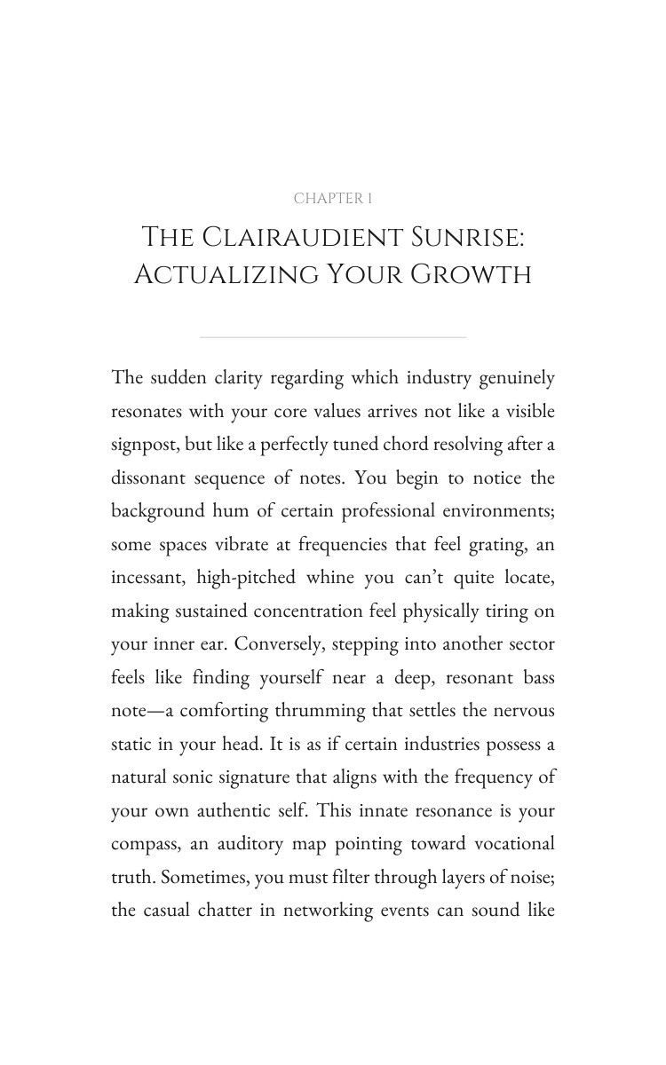 Clairaudient Career Keystone: Your Rise Advantage interior preview