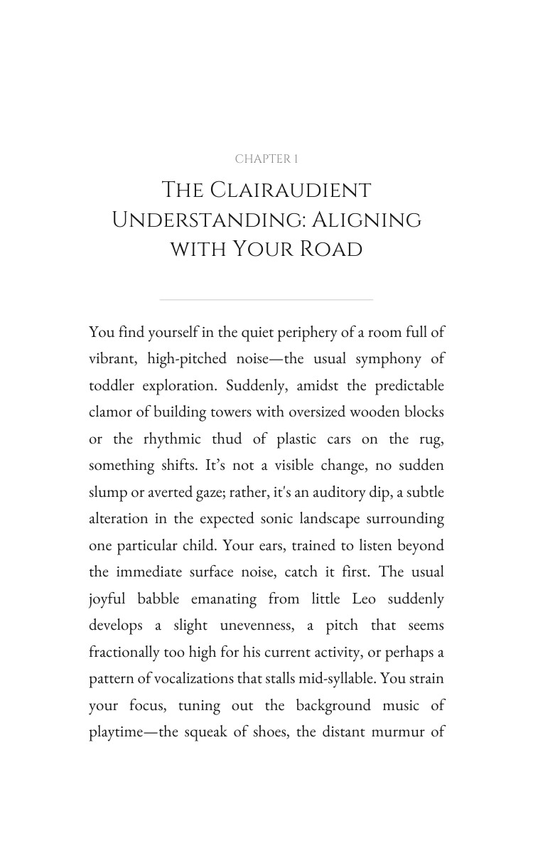 Clairaudient Child Development Breakthrough: Your Adventure Emerged interior preview
