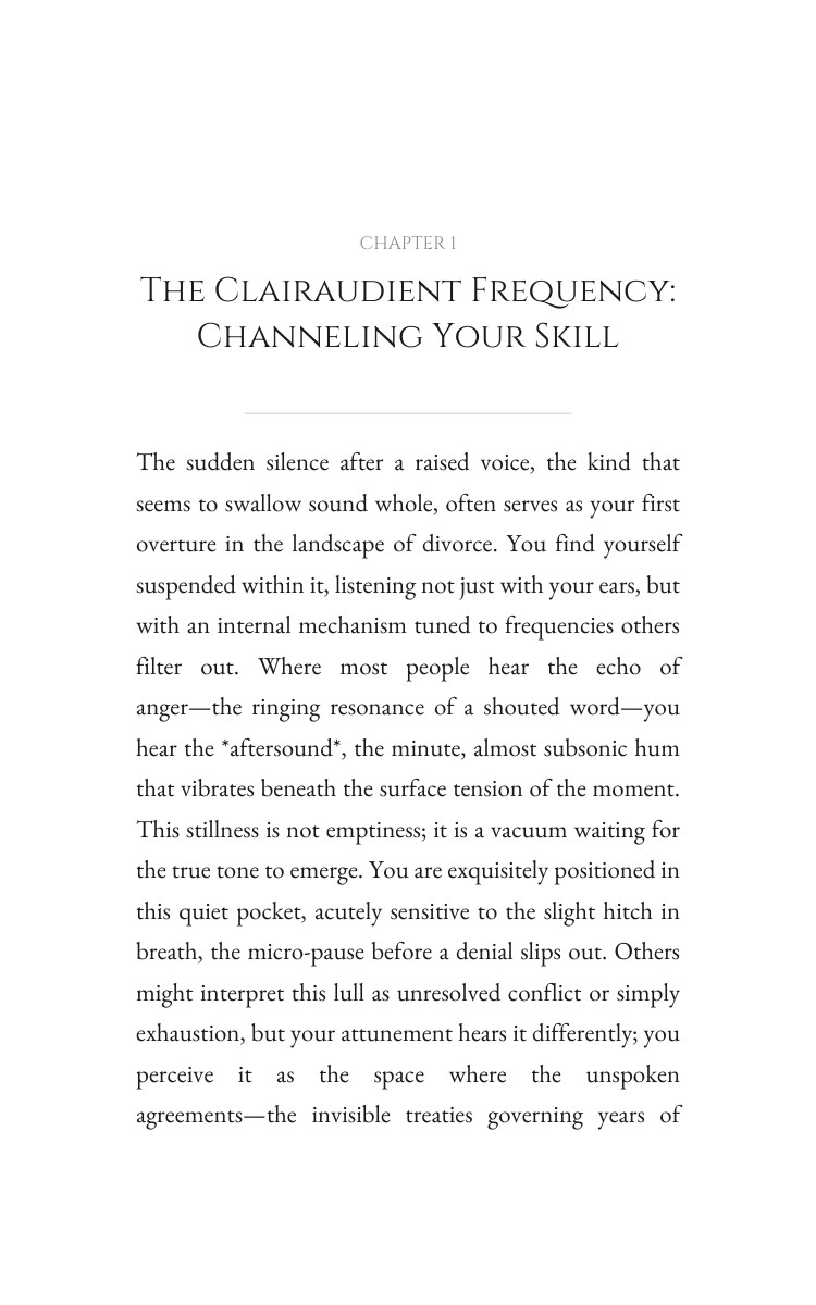 Clairaudient Divorce Playbook: Your Fire Conducted interior preview